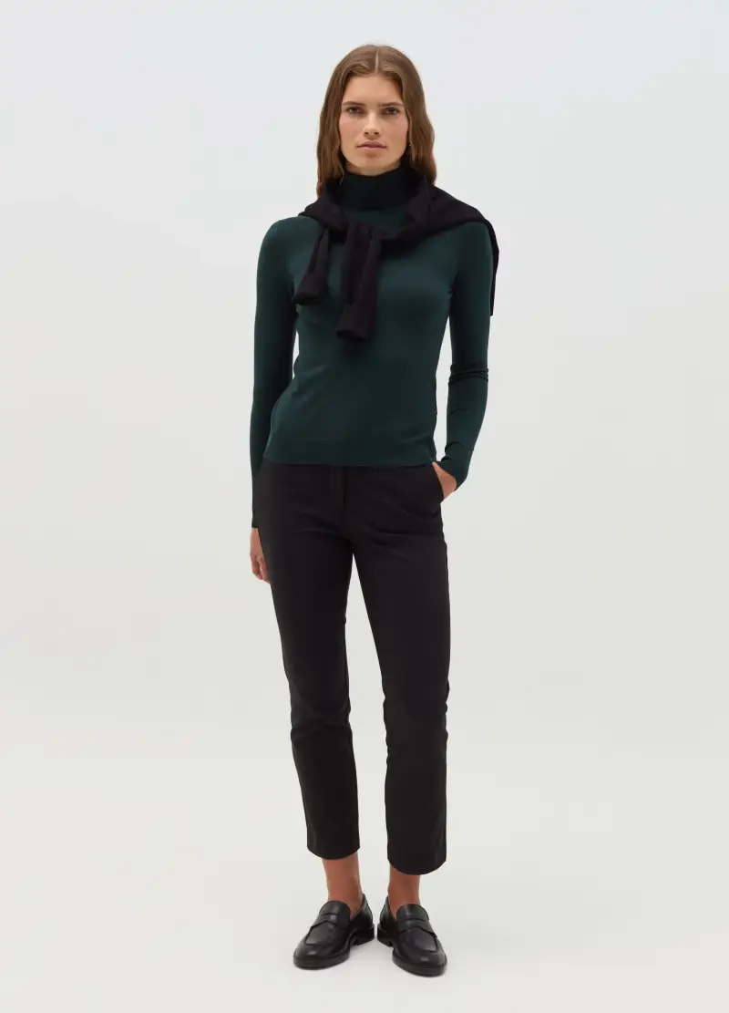 OVS , Pullover A Collo Alto, Donna, Verde