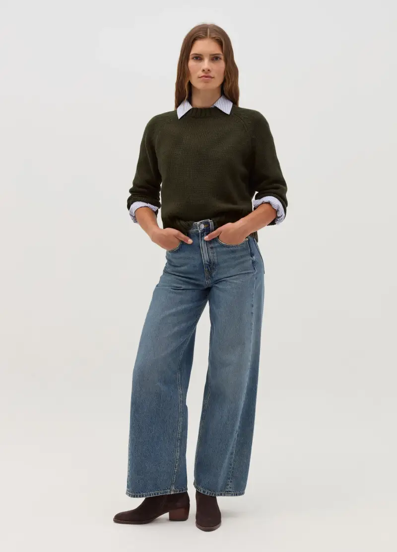 OVS , Pullover Con Maniche Raglan, Donna, Verde