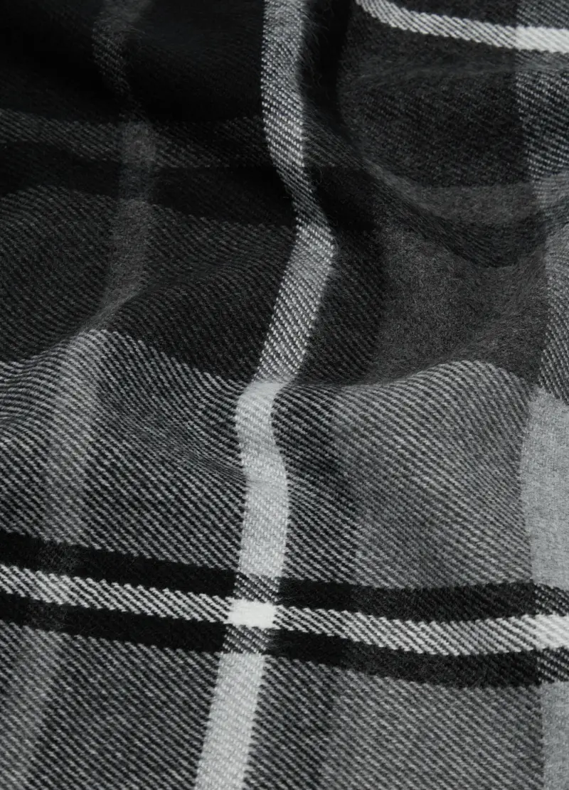 OVS, Sciarpa Poncho Con Fantasia Check, Donna, Multicolor miniatura 2