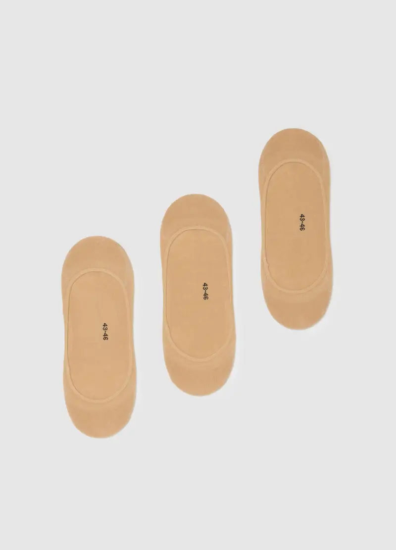 OVS , Set Calzini In Cotone Beige Elasticizzato, Uomo, Beige