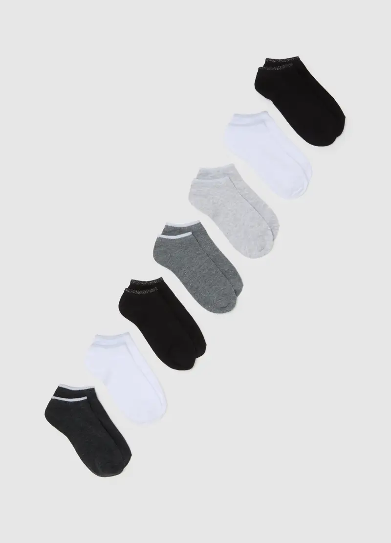 OVS , Set Multipack Calzini In Misto Cotone Multicolor, Donna, Multicolor