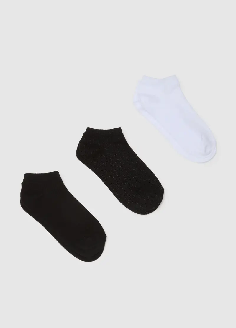 OVS , Set Tripack Calzini In Misto Cotone Multicolor, Donna, Multicolor