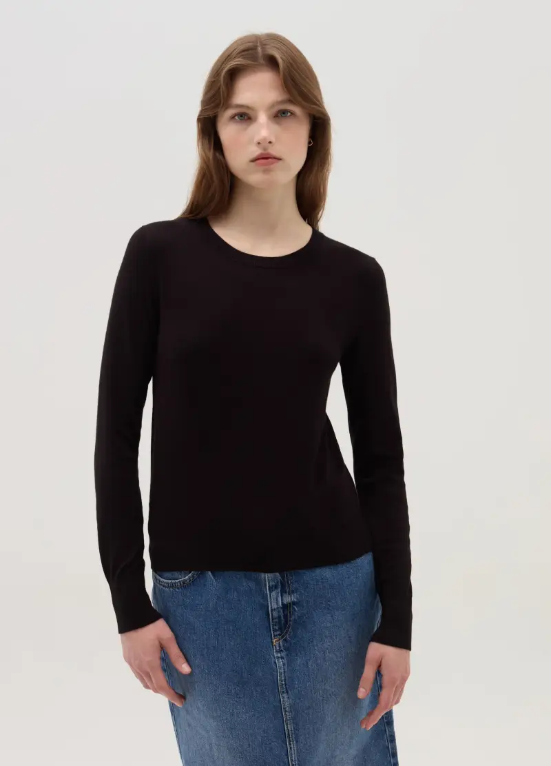 OVS HOUSEBRAND T-shirt Donna Nero 2735393 miniatura 2