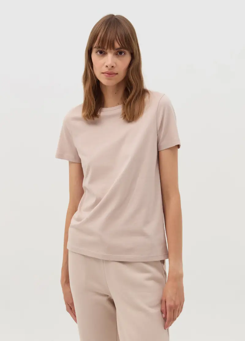 OVS HOUSEBRAND T-shirt Donna Beige 2735606 miniatura 2