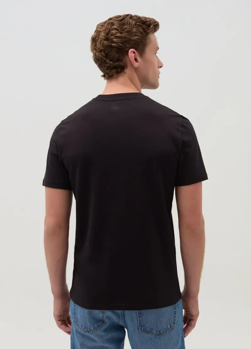 OVS HOUSEBRAND T-shirt Uomo Nero 2735376 miniatura 3