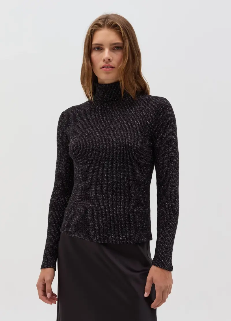 OVS HOUSEBRAND T-shirt Donna Nero 2736425 miniatura 2