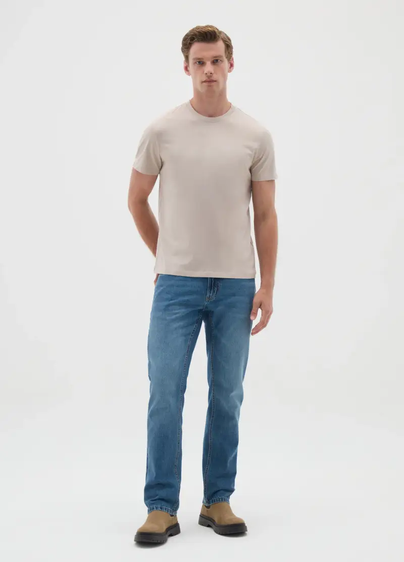 OVS HOUSEBRAND T-shirt Uomo Beige 2824789 miniatura 2