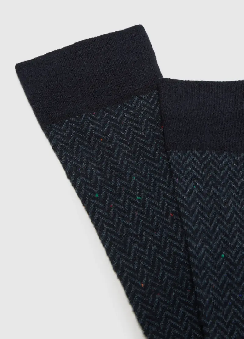 OVS HOUSEBRAND Calze Uomo Blu 2827001 miniatura 3