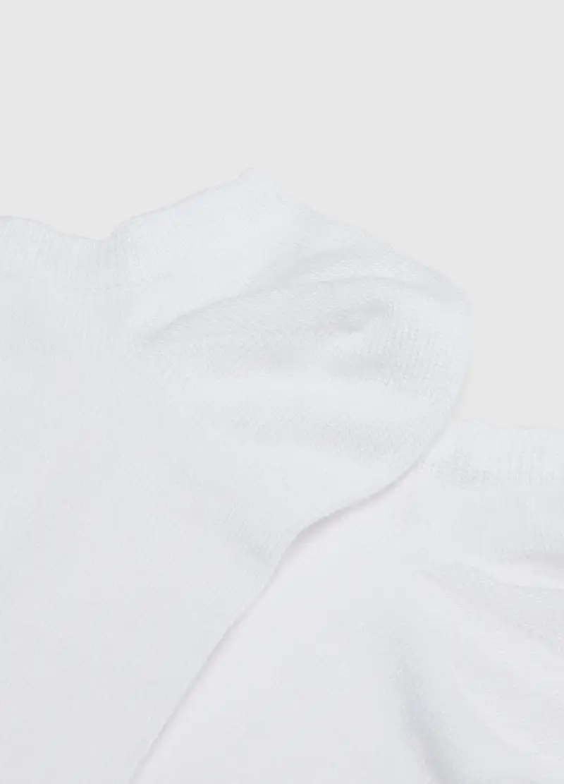 OVS, Tripack Calzini Bianchi, Uomo, Bianco miniatura 2