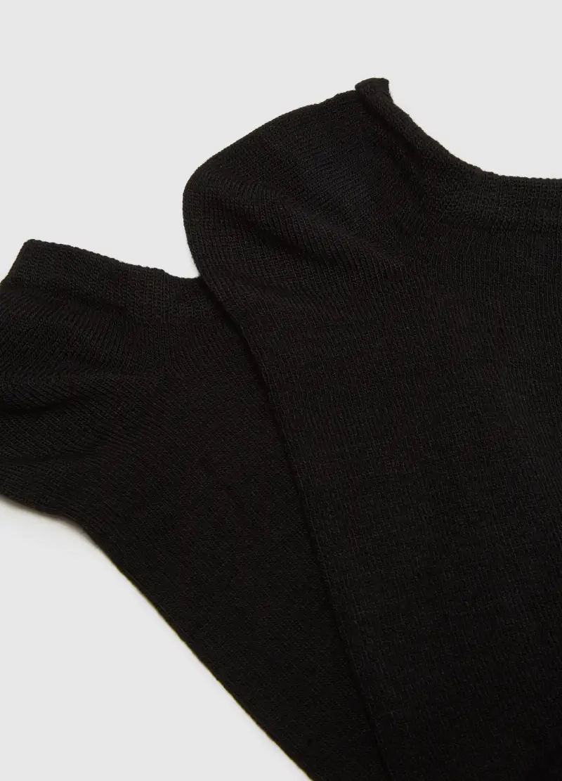 OVS, Tripack Calzini Neri, Uomo, Nero miniatura 3