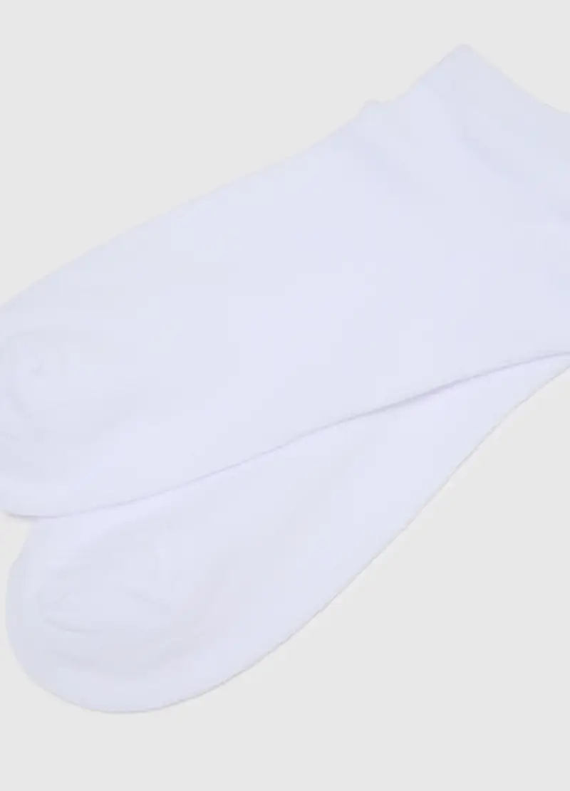 OVS, Tripack Di Calzini Da Donna In Cotone Bianco Corti, Bianco miniatura 2