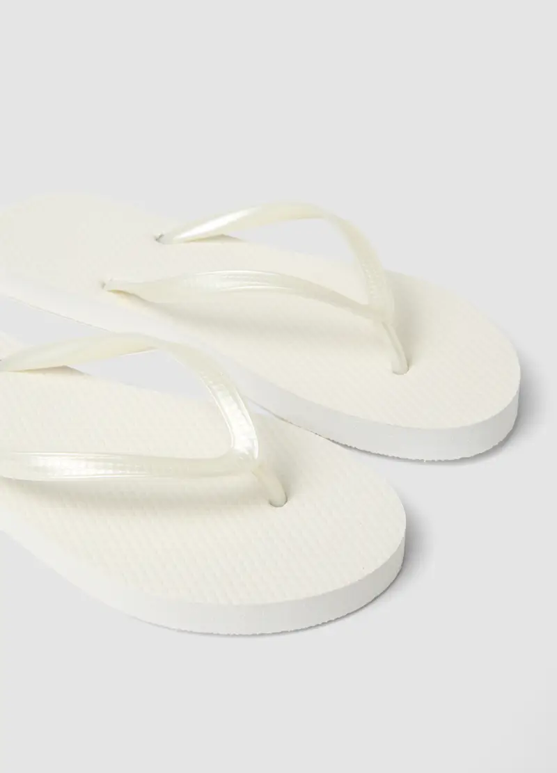 Infradito Classiche Bianche, Donna, Bianco miniatura 2