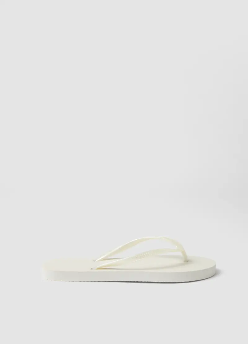 Infradito Classiche Bianche, Donna, Bianco