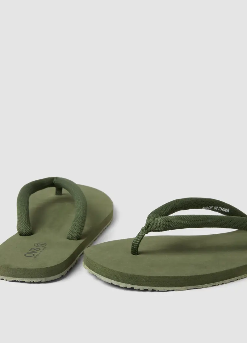 Infradito Verdi Con Cinturini Spessi, Donna, Verde miniatura 3