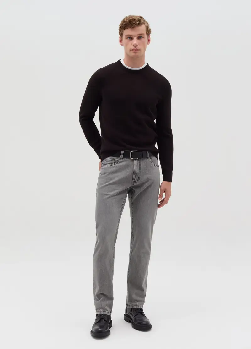 OVS Jeans Uomo Grigio 4080107