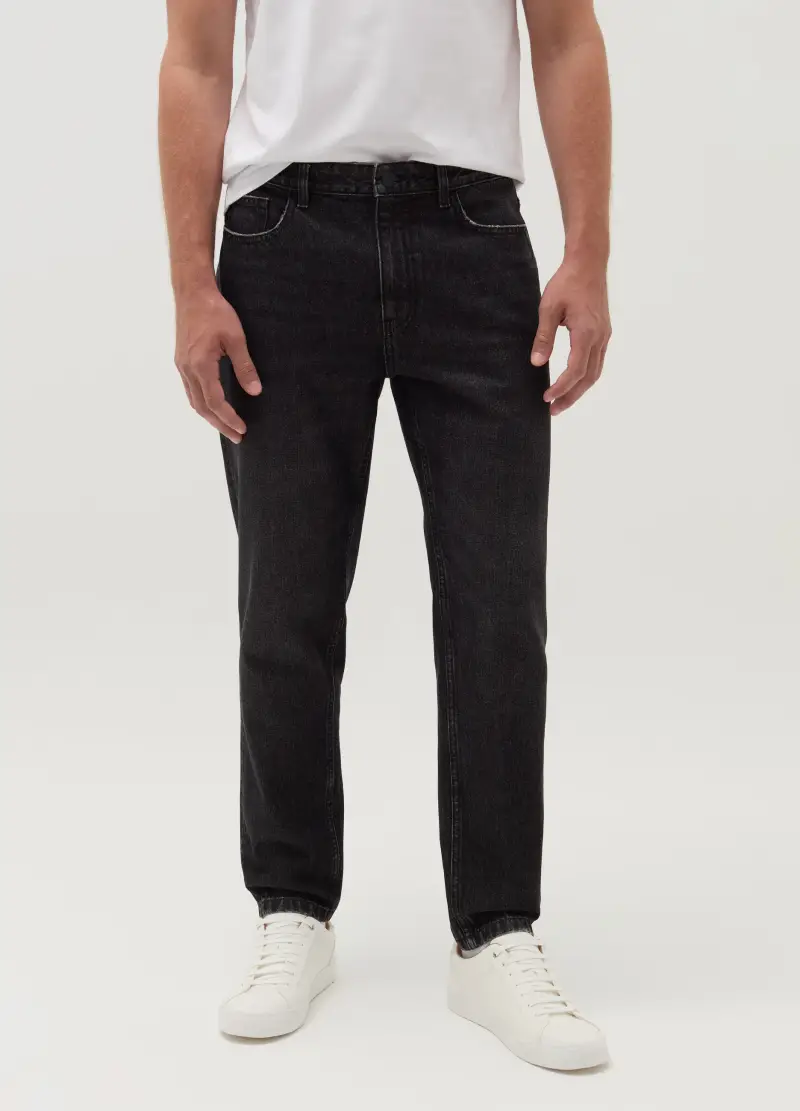OVS Jeans Uomo Nero 4121922 miniatura 2