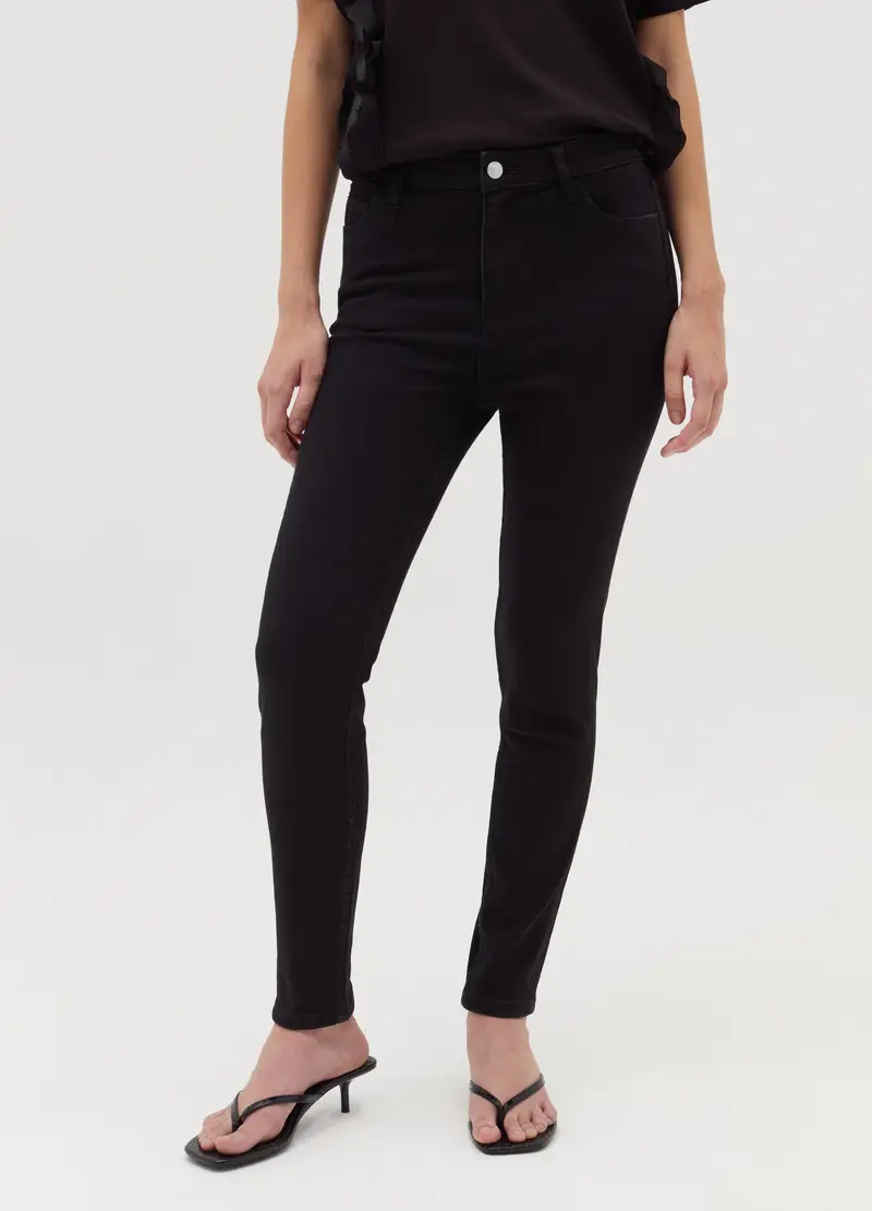 OVS Jeans Donna Nero 4152577 miniatura 2