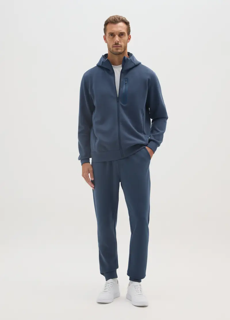 Jogger Blu Regular Fit, Uomo, Blu
