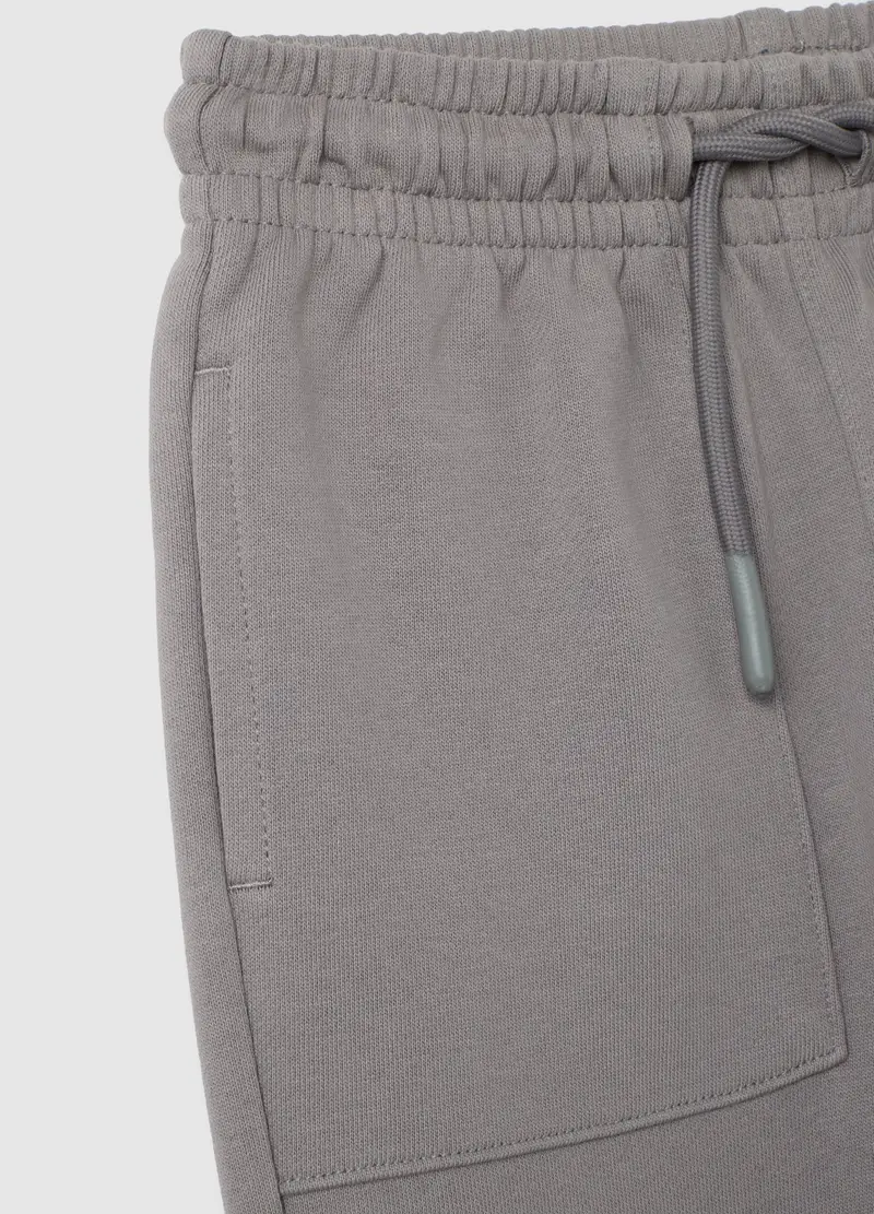 OVS, Jogger Da Bambino In Puro Cotone Grigio Regular Fit, Grigio, Taglia: 3-4 miniatura 3