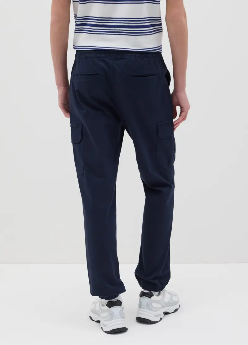 OVS, Joggers Cargo Blu Con Coulisse, Uomo, Blu, Taglia: XS miniatura 2