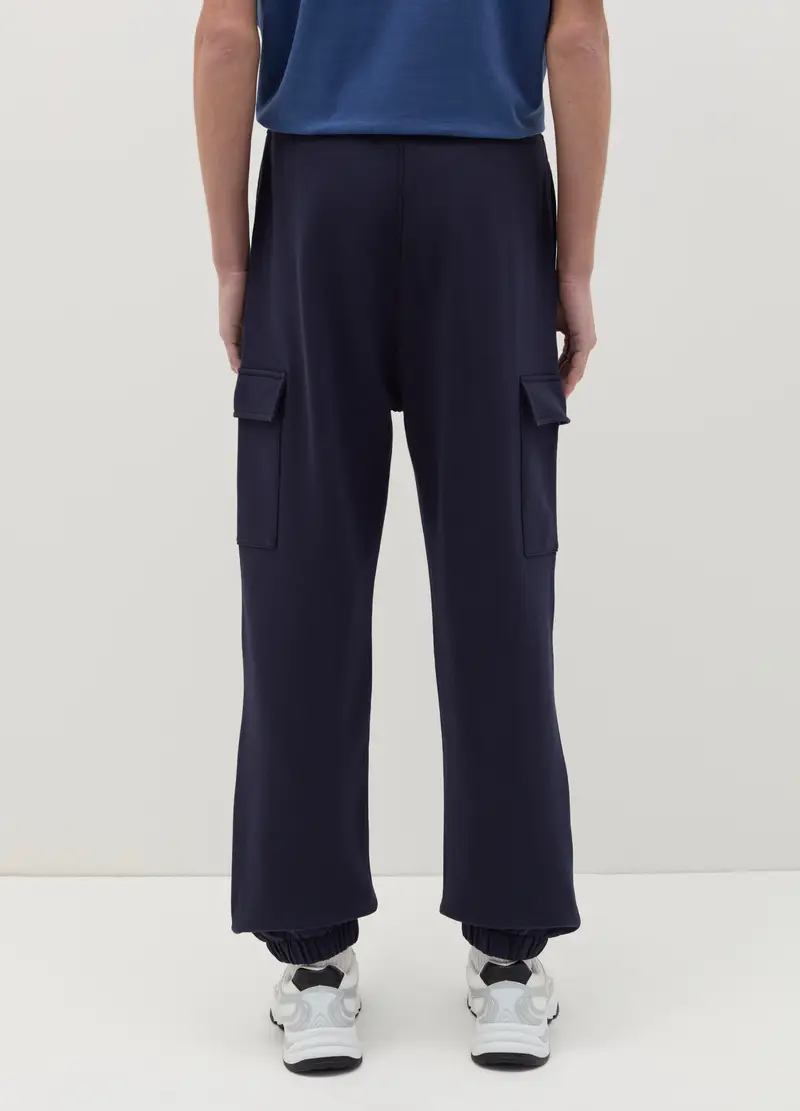 OVS, Joggers Cargo Con Profili Elasticati, Uomo, Blu, Taglia: XS miniatura 2