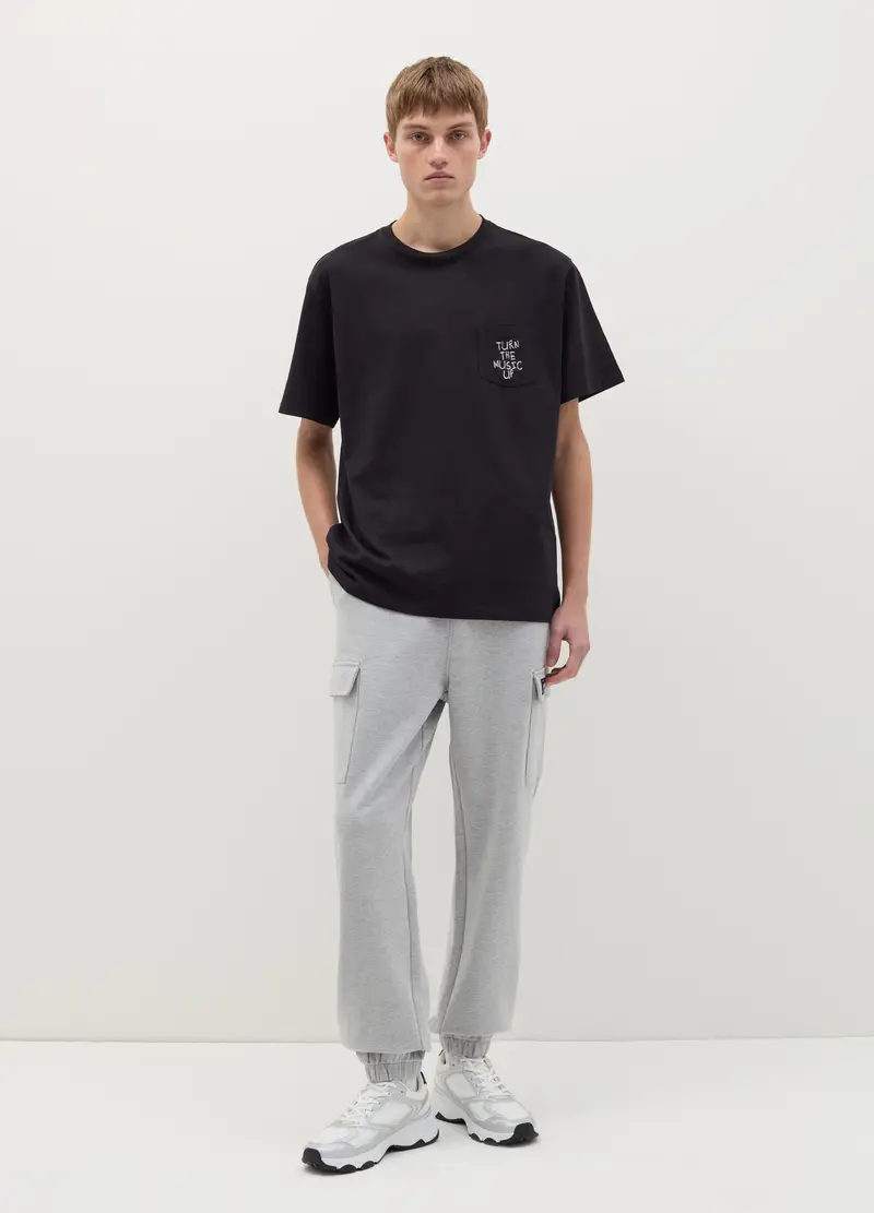 OVS, Joggers Cargo Con Profili Elasticati, Uomo, Grigio, Taglia: XS