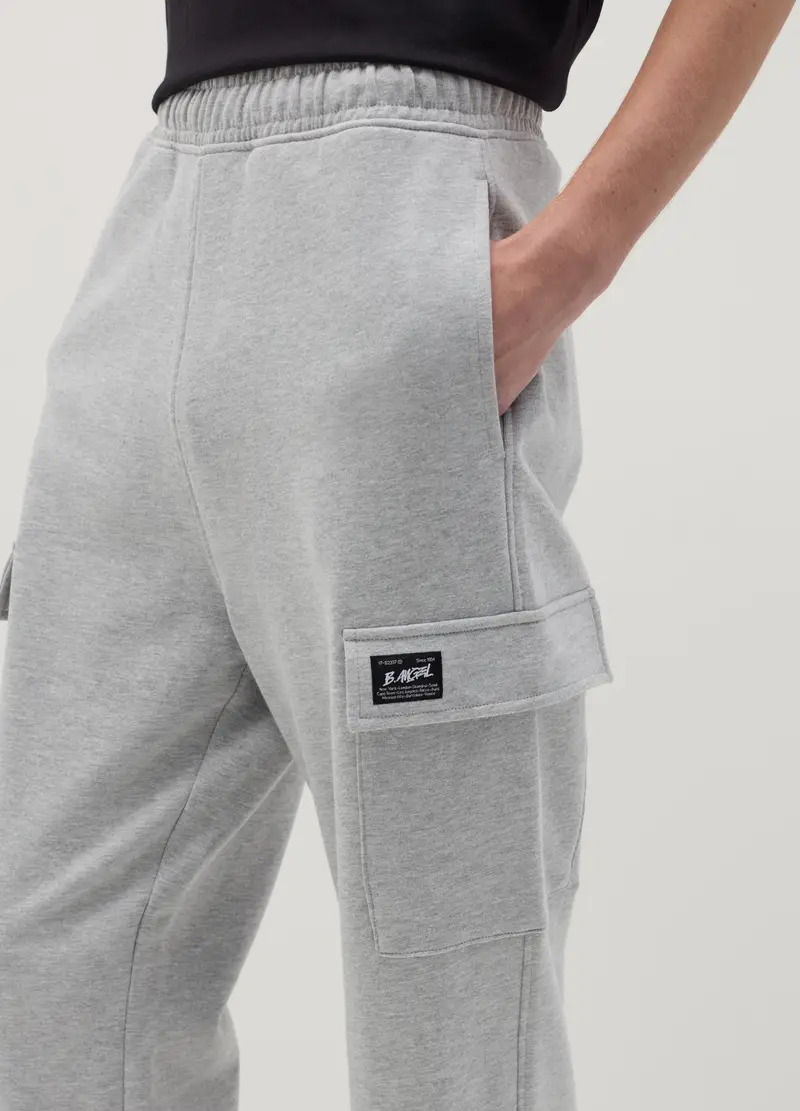 OVS, Joggers Cargo Con Profili Elasticati, Uomo, Grigio, Taglia: XS miniatura 3