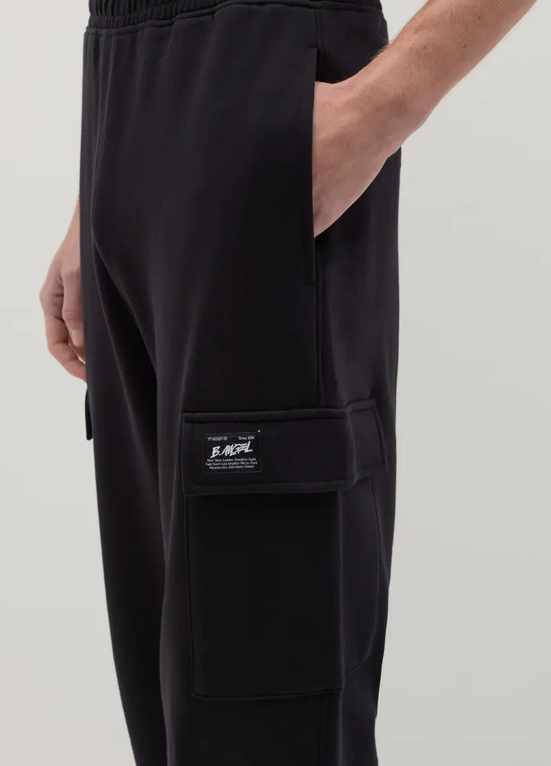 OVS, Joggers Cargo Con Profili Elasticati, Uomo, Nero, Taglia: XS miniatura 3