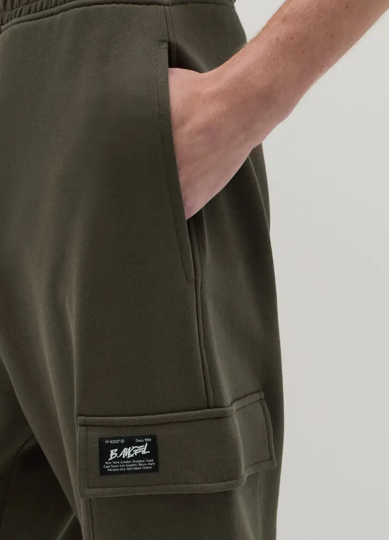 OVS, Joggers Cargo Con Profili Elasticati, Uomo, Verde, Taglia: XS miniatura 3