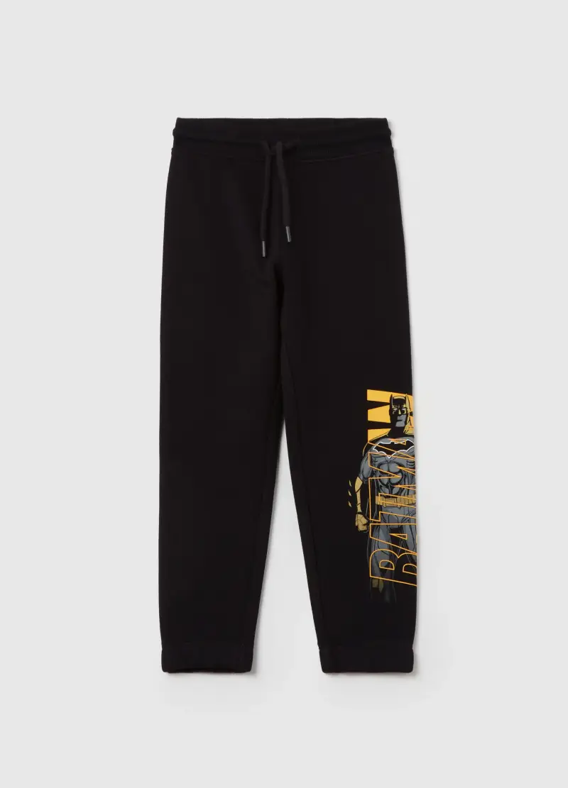 Joggers Con Coulisse E Stampa Batman, Bambino, Nero