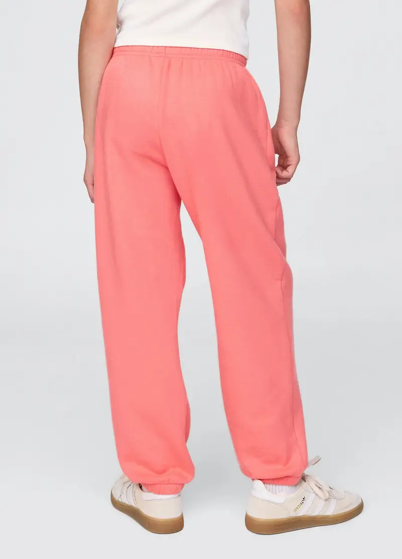 OVS, Joggers Con Profili Elasticati E Ricamo Logo, Bambina, Rosa, Taglia: XS miniatura 2