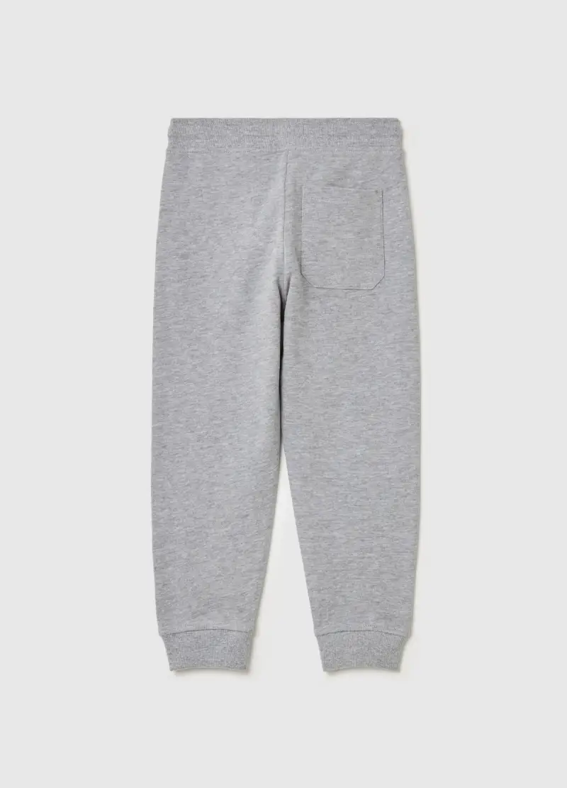 Ovs Joggers Bambino Grigio in Puro Cotone miniatura 3