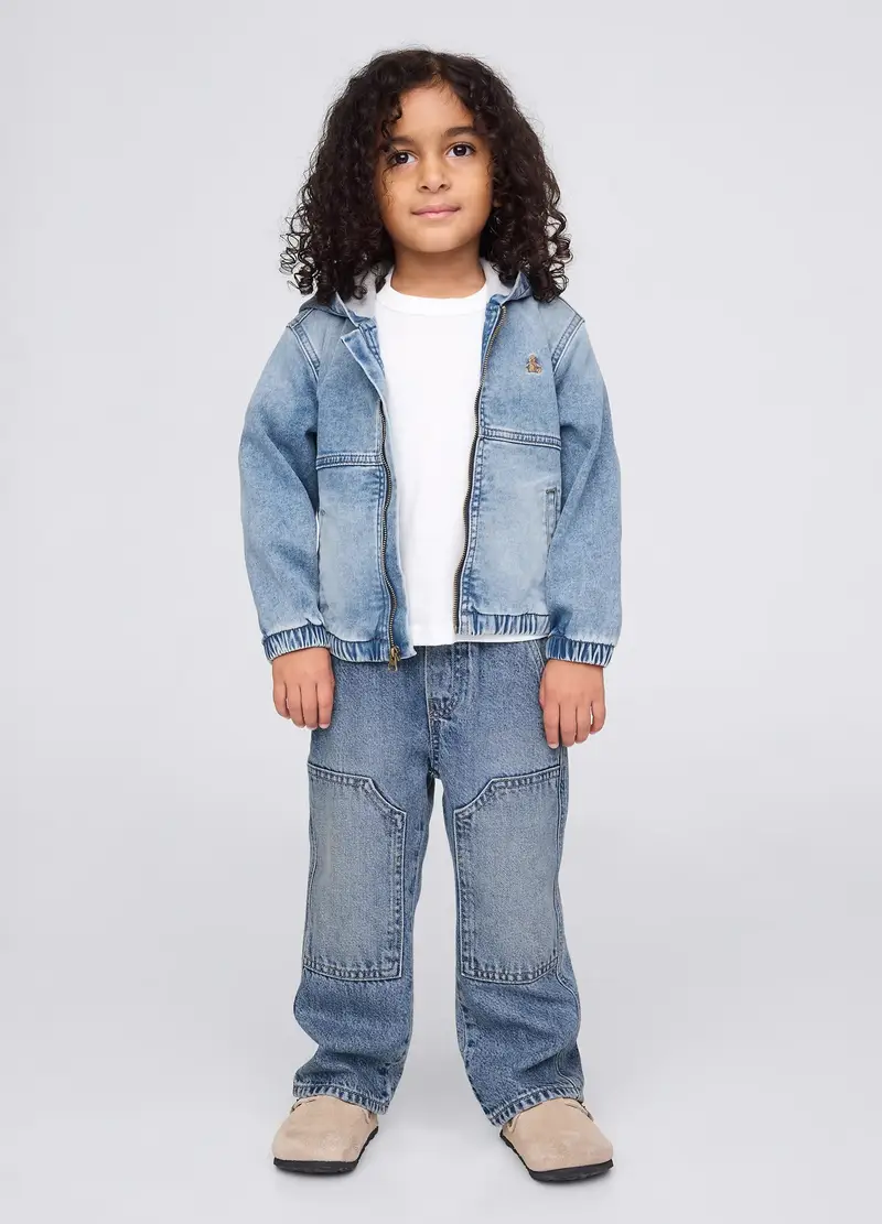 OVS, Joggers Denim Con Coulisse E Tasche, Unisex, Denim, Taglia: 6-12M/69-74