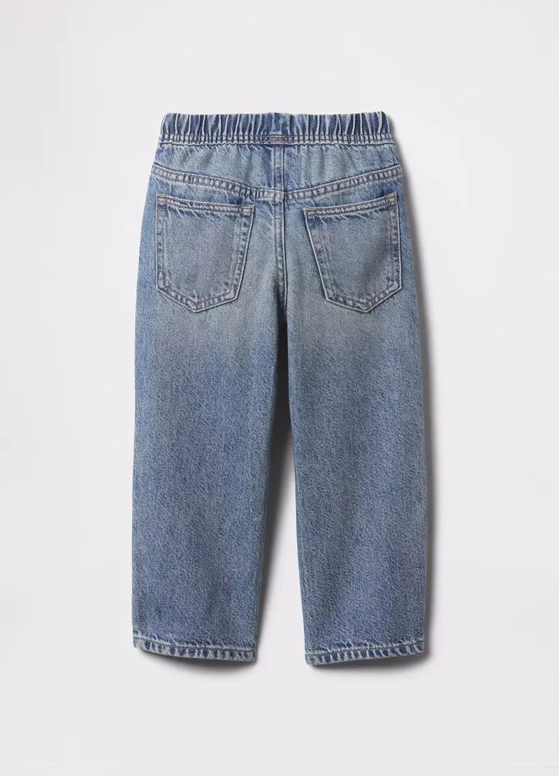 OVS, Joggers Denim Con Coulisse E Tasche, Unisex, Denim, Taglia: 6-12M/69-74 miniatura 2