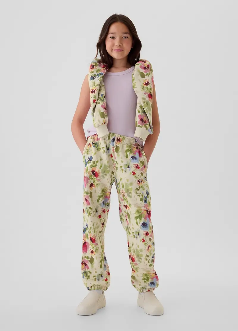 Joggers In Felpa, Bambina, Multicolor