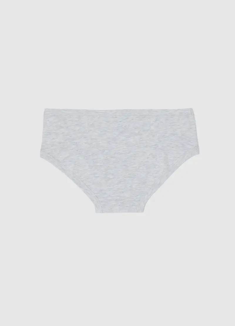 Baby Culotte Grigie Da Bambina In Cotone Elasticizzato Regular Fit, Unisex, Grigio miniatura 2