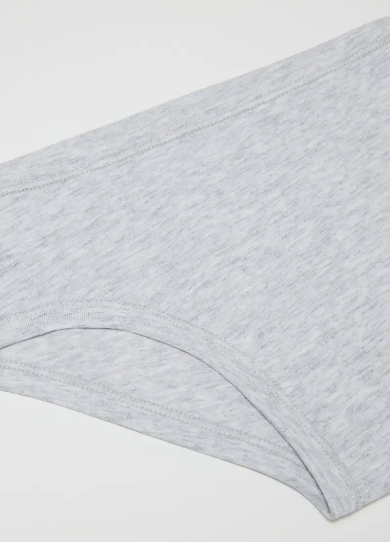 Baby Culotte Grigie Da Bambina In Cotone Elasticizzato Regular Fit, Unisex, Grigio miniatura 3