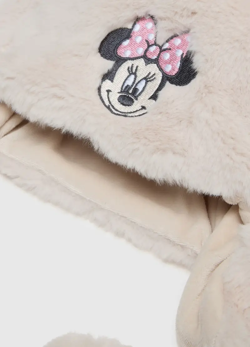 Berretto Beige Da Bambina, Beige miniatura 3