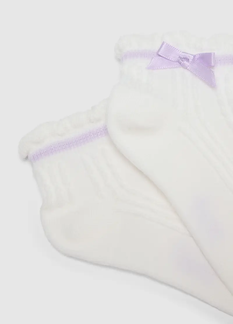 OVS KIDS Calze Bambina Bianco 4330526 miniatura 3