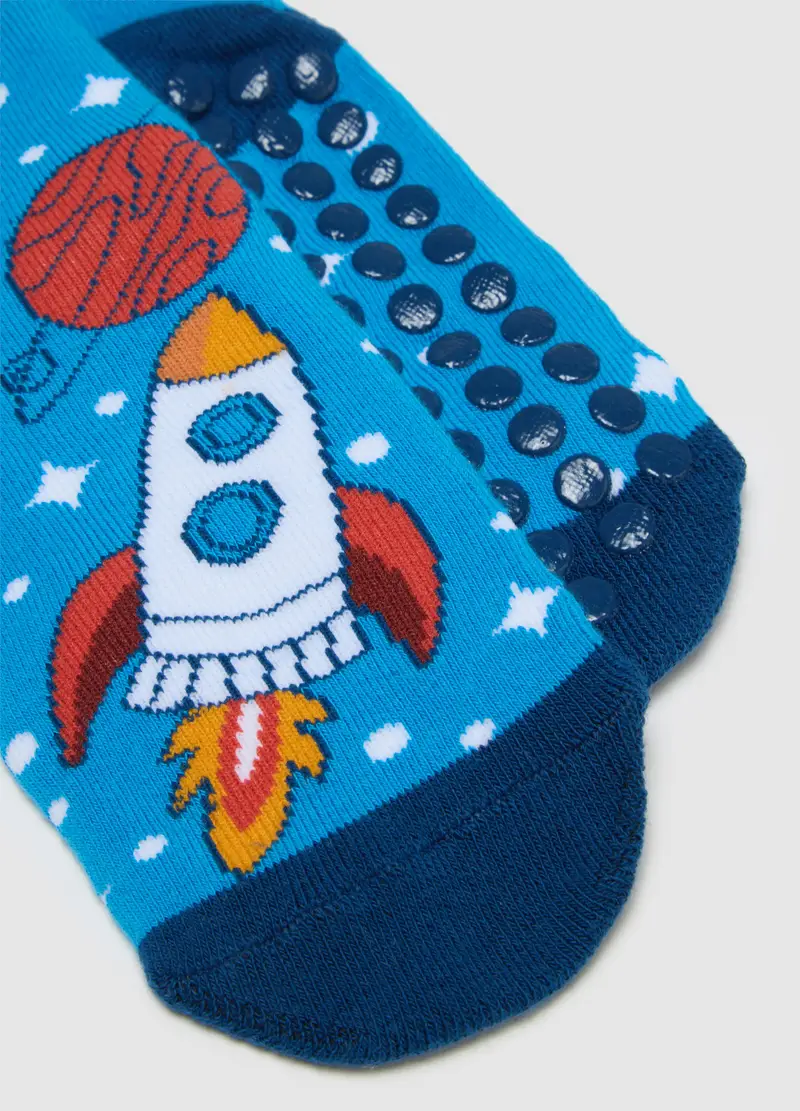 Bipack Calzini Da Bambino In Misto Cotone Multicolor, Multicolor miniatura 3