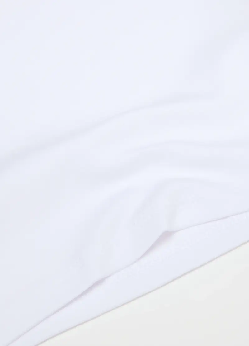 Bipack Canottiere Bianche Da Bambina In Puro Cotone Regular Fit, Bianco miniatura 3