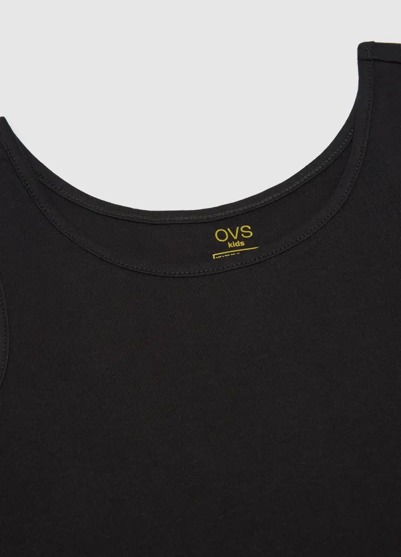 Bipack Di Canottiere Da Ragazza In Puro Cotone Multicolor Regular Fit, Bambina, Multicolor miniatura 3