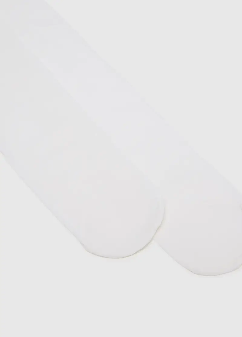 Bipack Di Collant Bianchi E Rosa Per Bambina, Bianco miniatura 2