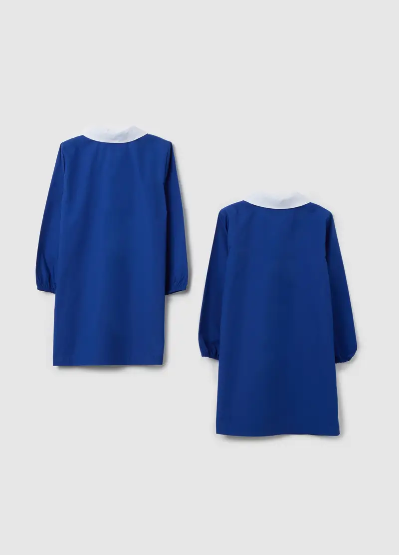 Bipack Grembiuli Scolastici Da Bambino In Misto Cotone Con Bottoni, Multicolor miniatura 2