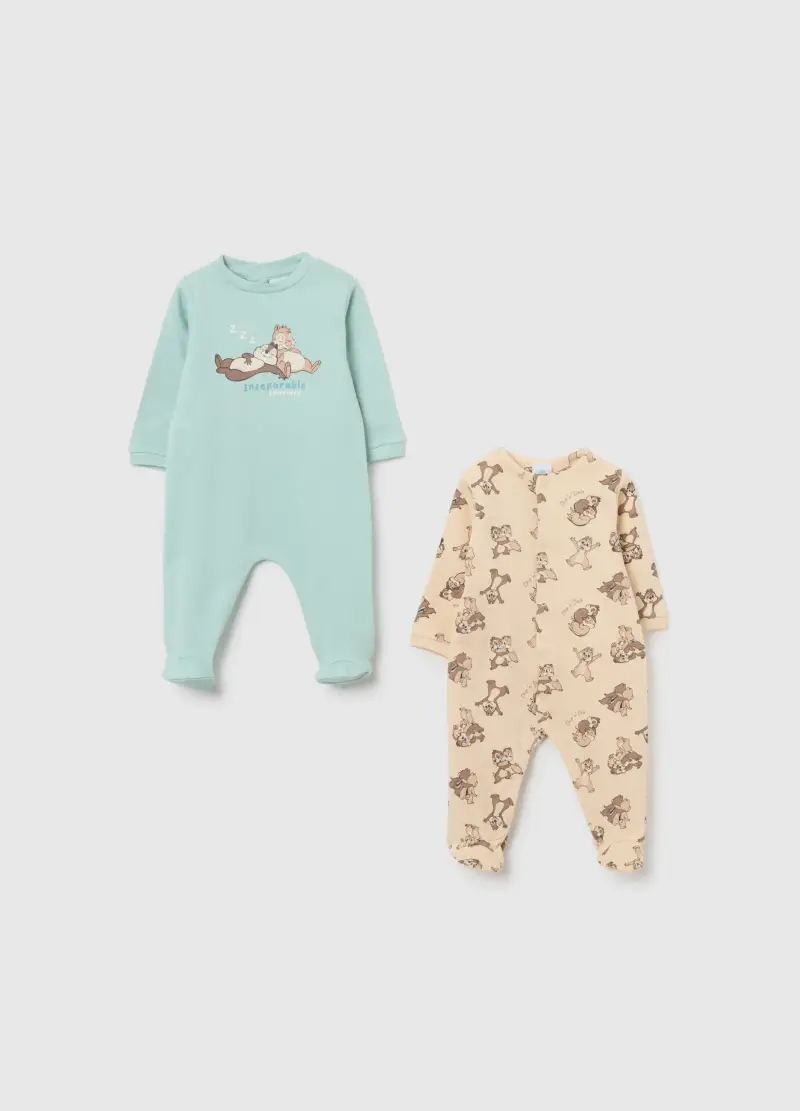 Bipack Tutine Da Neonato In Puro Cotone Multicolor Con Stampe Disney, Multicolor