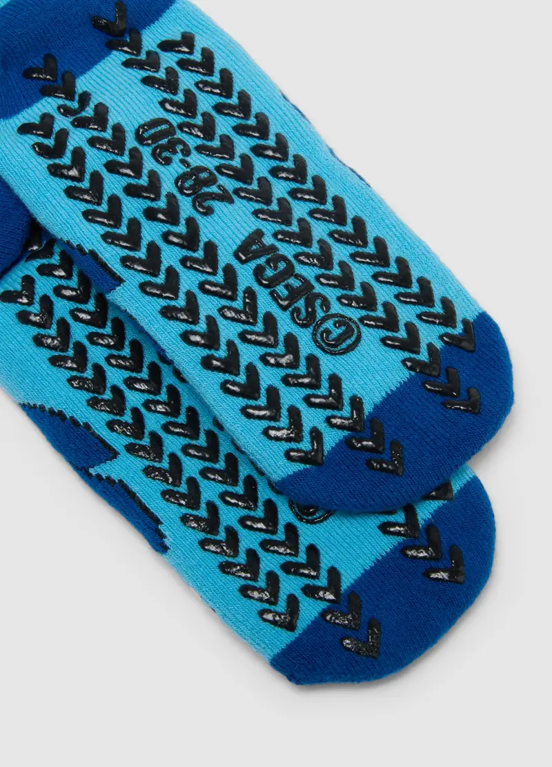 Calzini Corti In Cotone Elasticizzato Multicolor Da Bambino Con Sonic, Multicolor miniatura 3