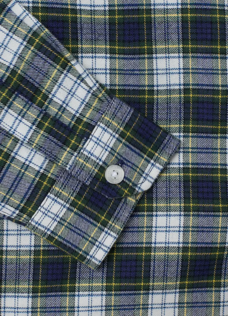 Camicia Da Bambino In Puro Cotone Multicolor Regular Fit, Multicolor miniatura 3