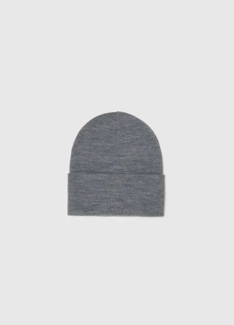 Cappello Grigio Da Bambino In Maglia, Grigio miniatura 2