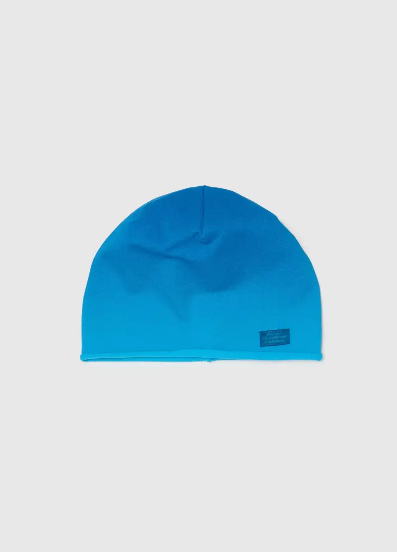 Cappello In Cotone Elasticizzato Azzurro Da Bambino, Azzurro