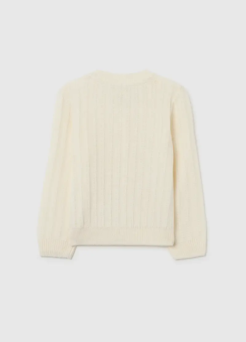 OVS KIDS Cardigan Bambina Bianco 3245290 miniatura 2